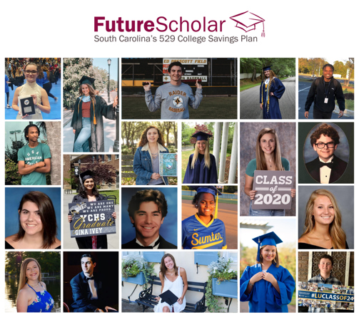 photo collage of recent college graduates