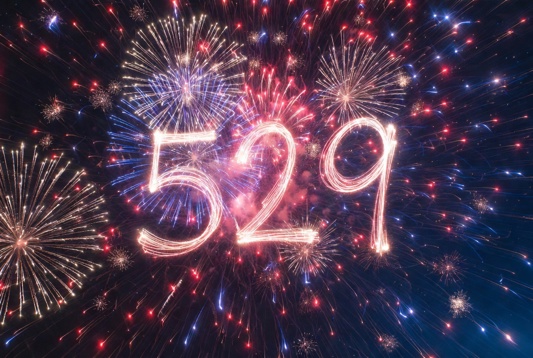 529 in Fireworks Display